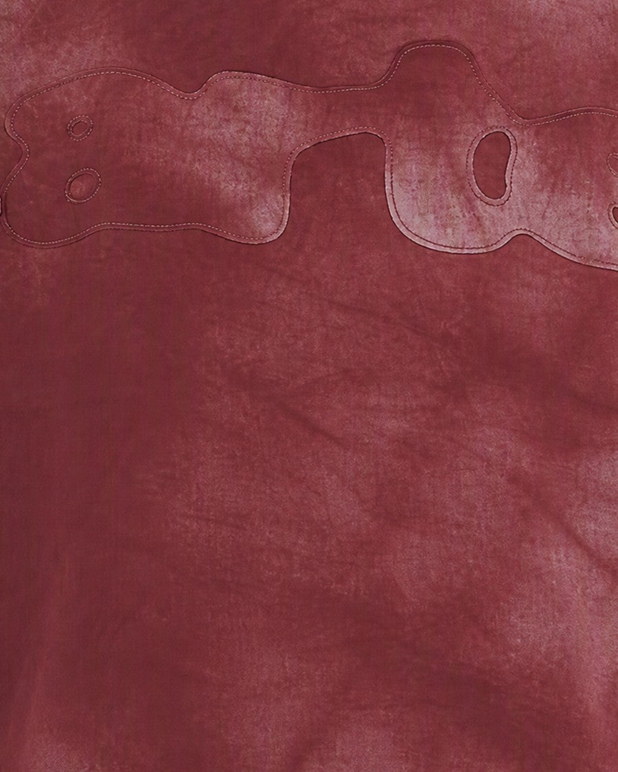 Arte Antwerp Deep Bordeaux Tie-Dye Hooded Jacket