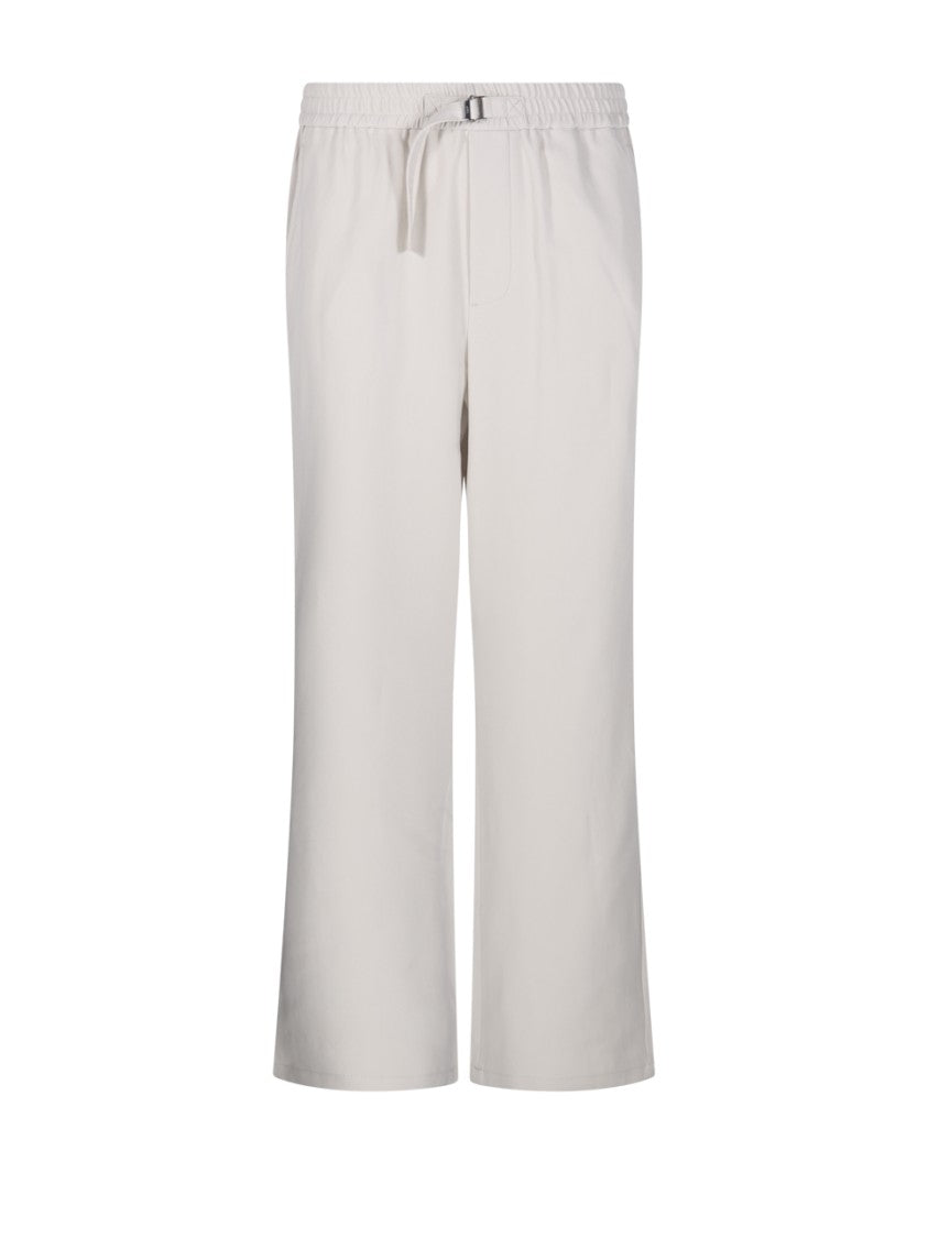 Ami Relaxed Fit Cotton Trousers