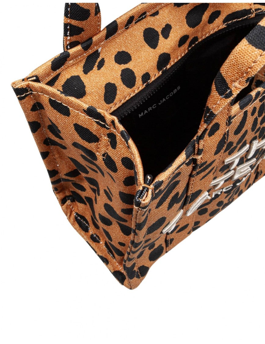 Marc Jacobs The Small Tote Spotted Print Canvas Bag