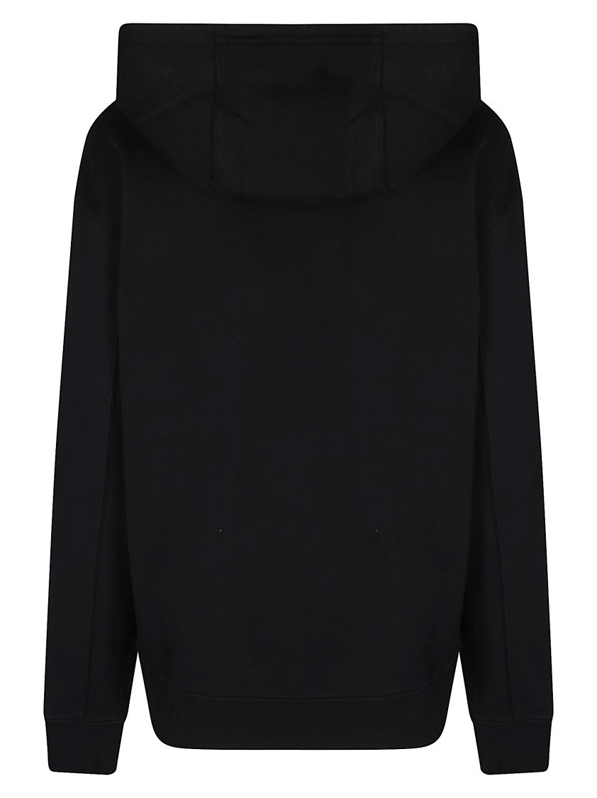 Carne Bollente Black Graphic Print Hoodie With Kangaroo Pocket