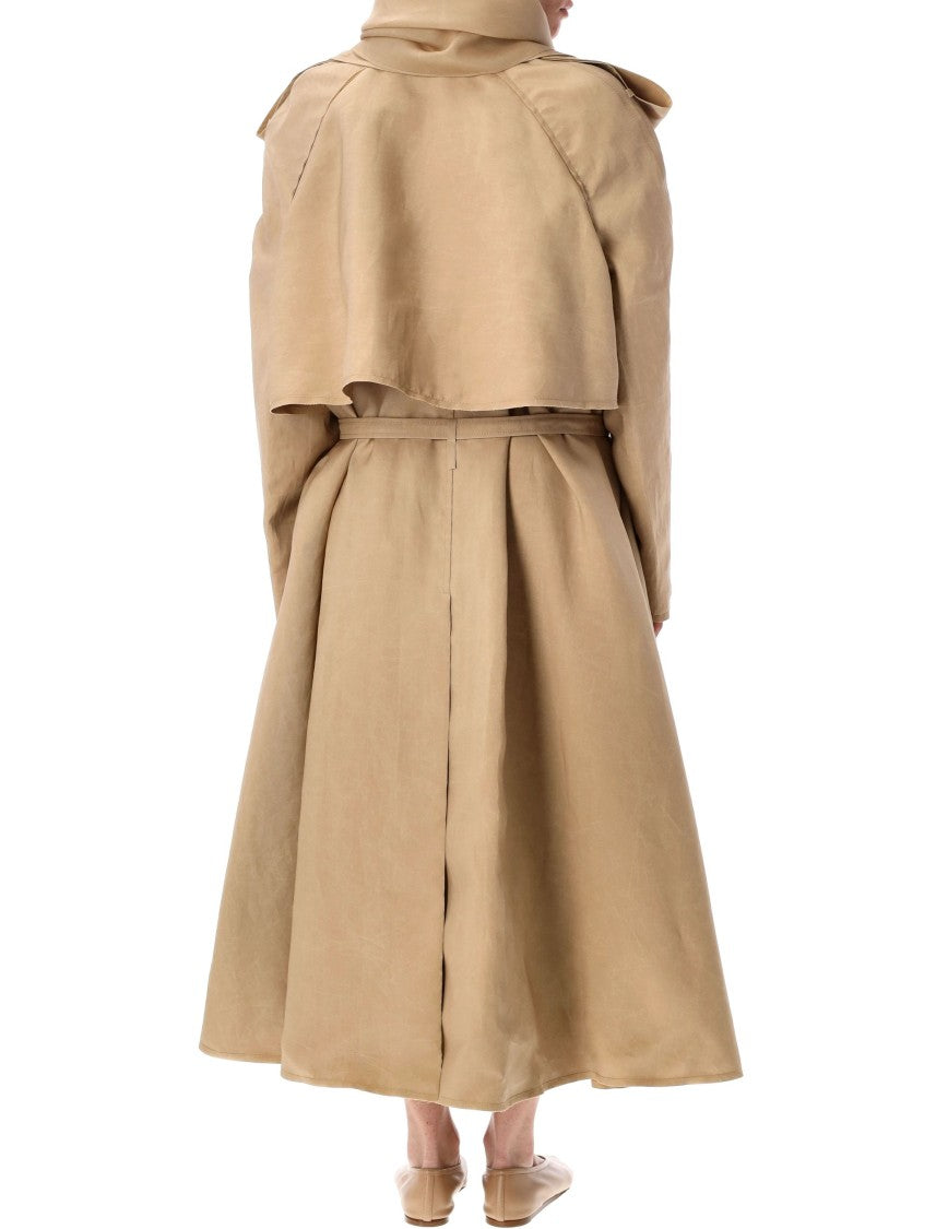 Carven Abotai Silk Trench Coat