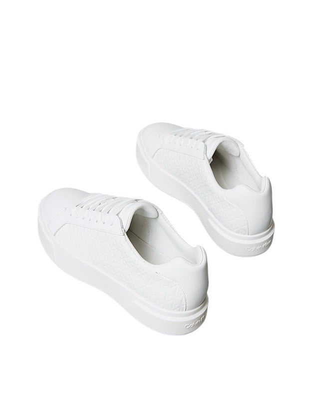 Calvin Klein Low-Top Sneakers With Embossed Geometric Pattern