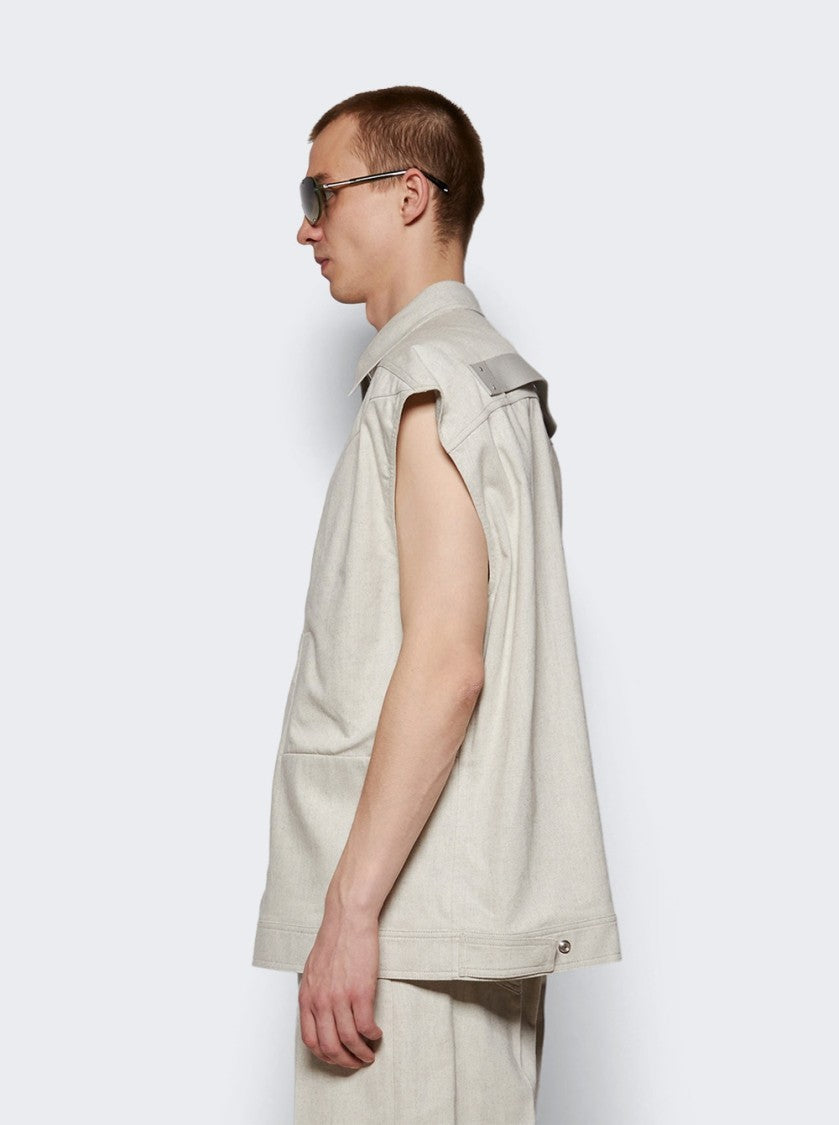 Rick Owens Sleeveless Jumbo Outershirt Dinge