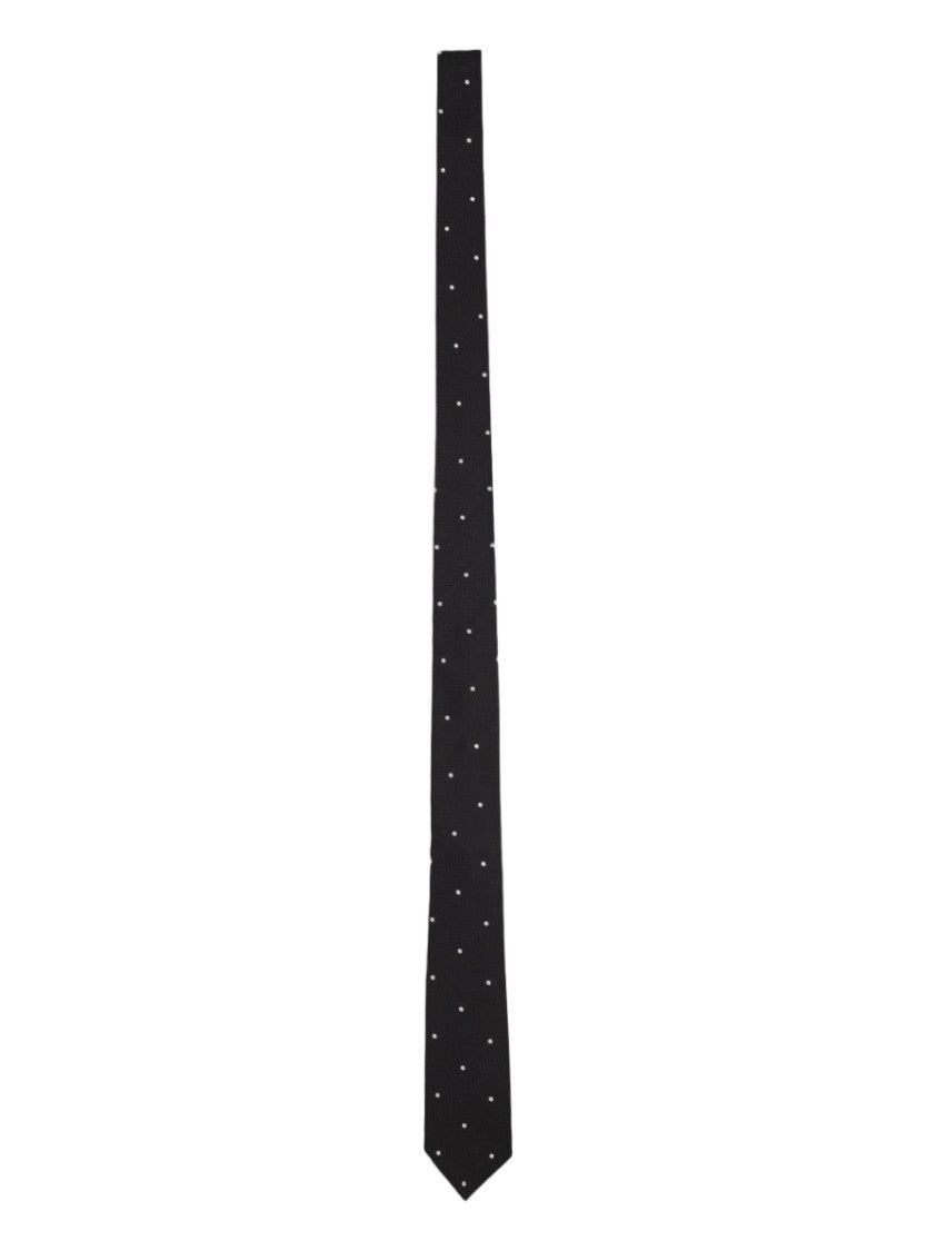 Tom Ford Narrow Black Silk Neck Tie