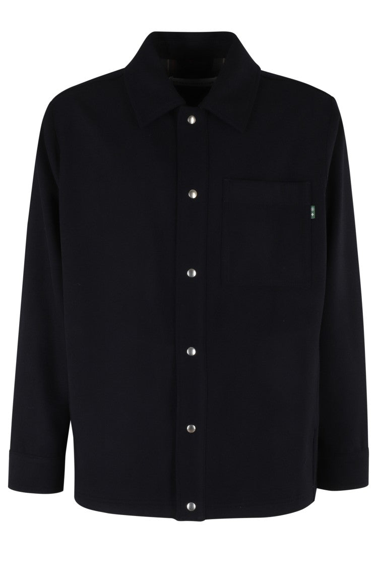 Department 5 Giaccia Camicia Over Blue Wool Jacket