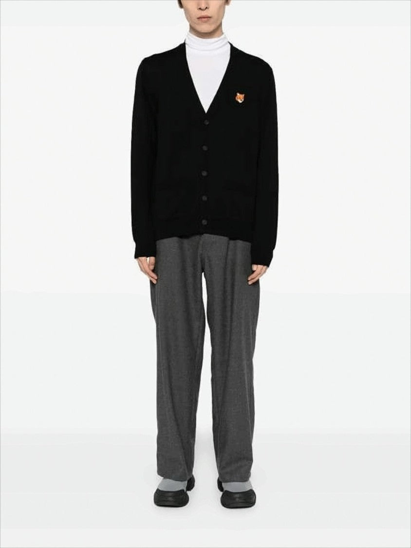 Maison Kitsuné Classic V-Neck Button-Down Cardigan