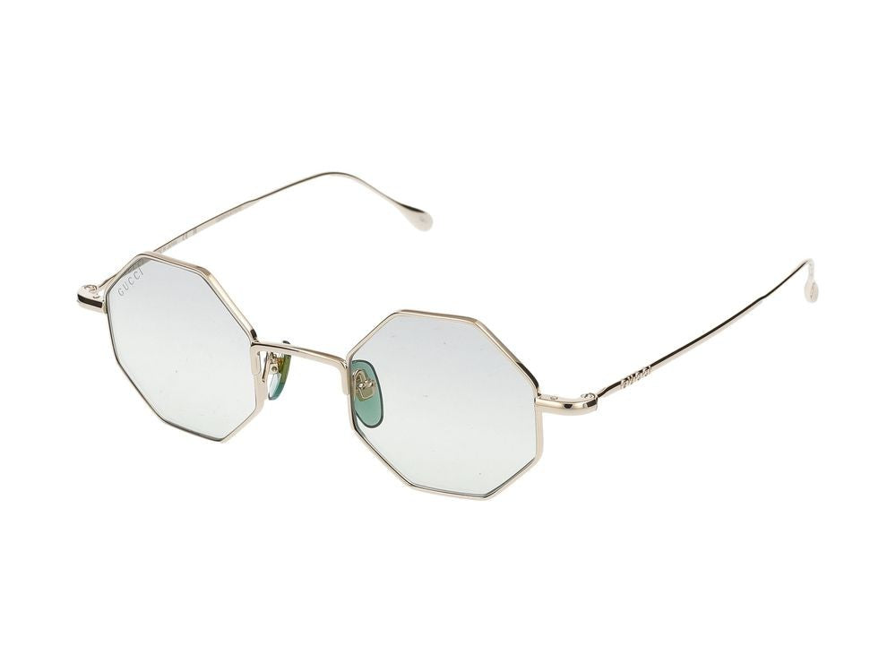 Gucci Sunglasses Gucci Gg1814s 004 Gold Gold Light Blue 41/22/145