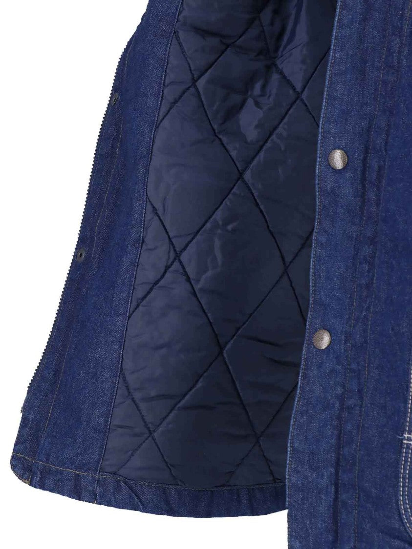 Roy Roger's Blue Chore Raw Denim Hooded Jacket