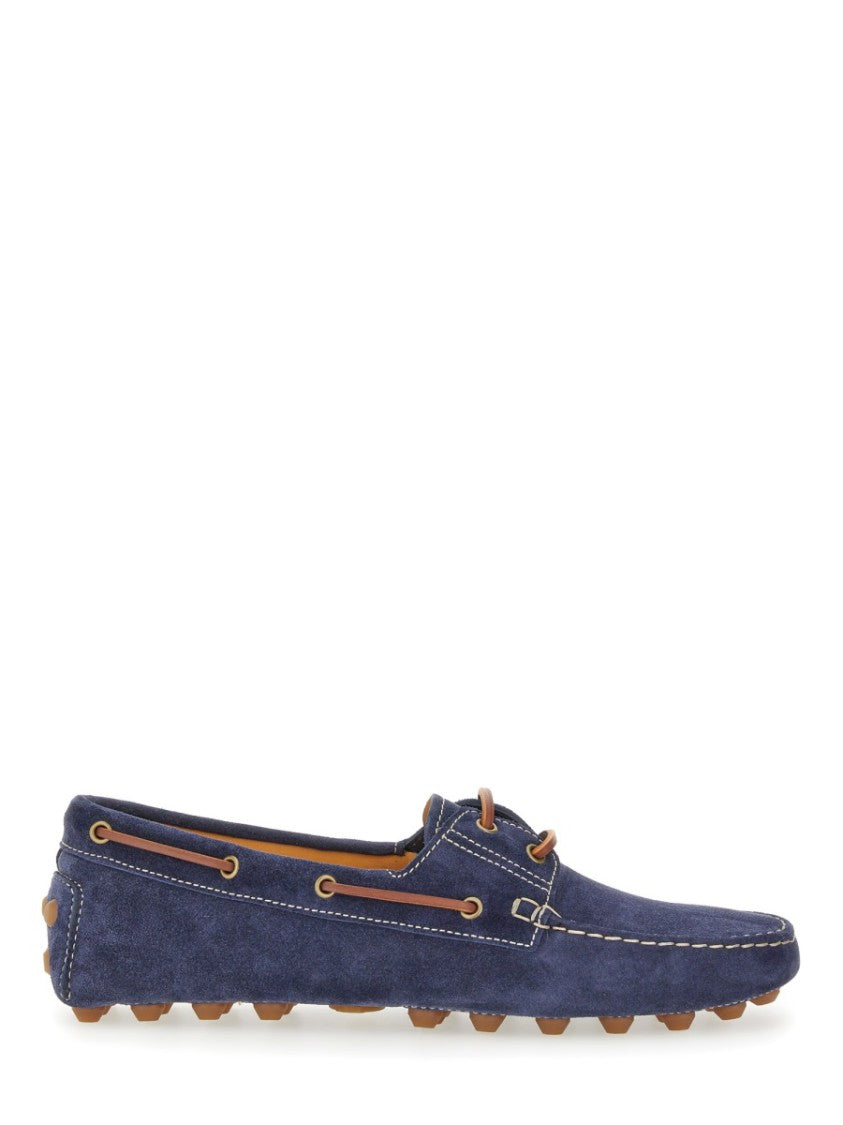 Tod's Classic Blue Calfskin Loafer