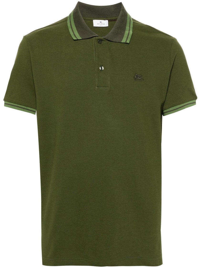 Etro Logo-Embroidered Polo Shirt