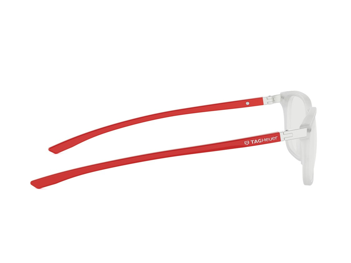 Tag Heuer Translucent Red Th50056i Square Acetate Eyeglasses