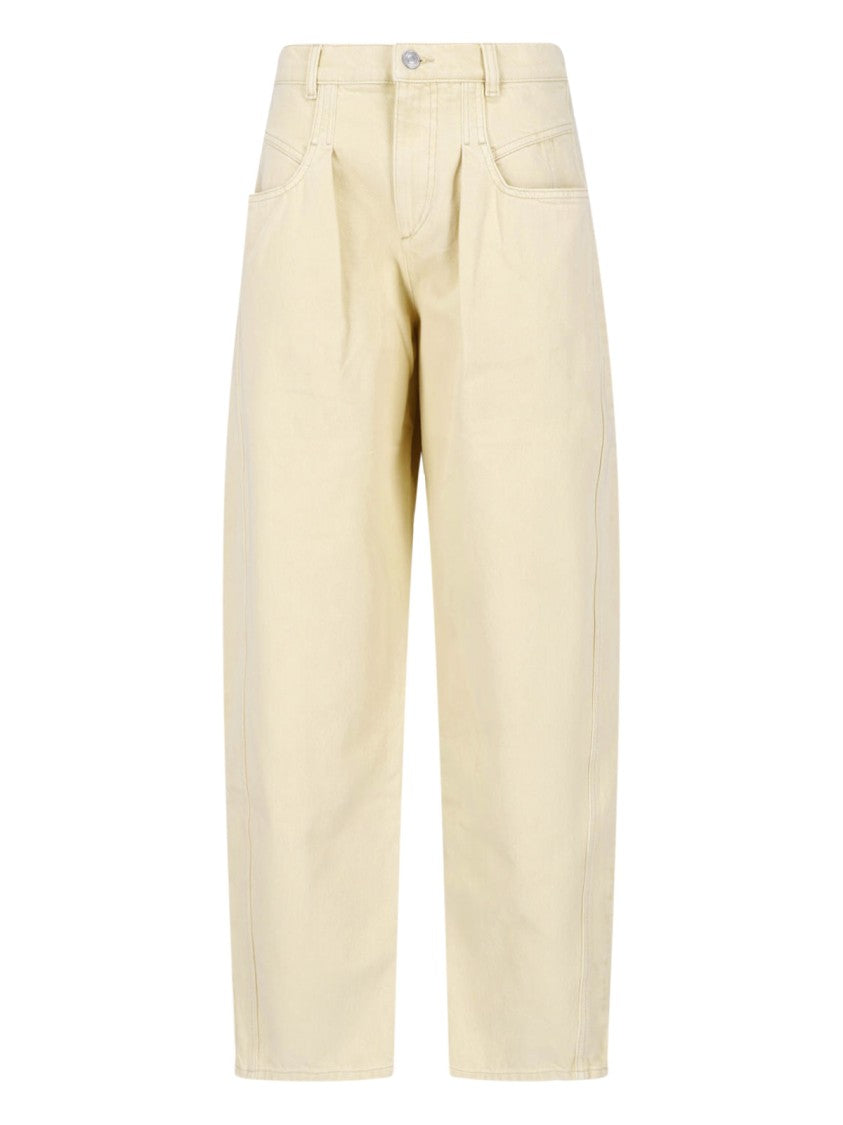 Isabel Marant High-Waisted Relaxed Straight-Leg Jeans