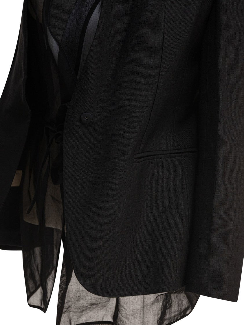 Brunello Cucinelli Tailored Black Jacket With Single-Button Closure