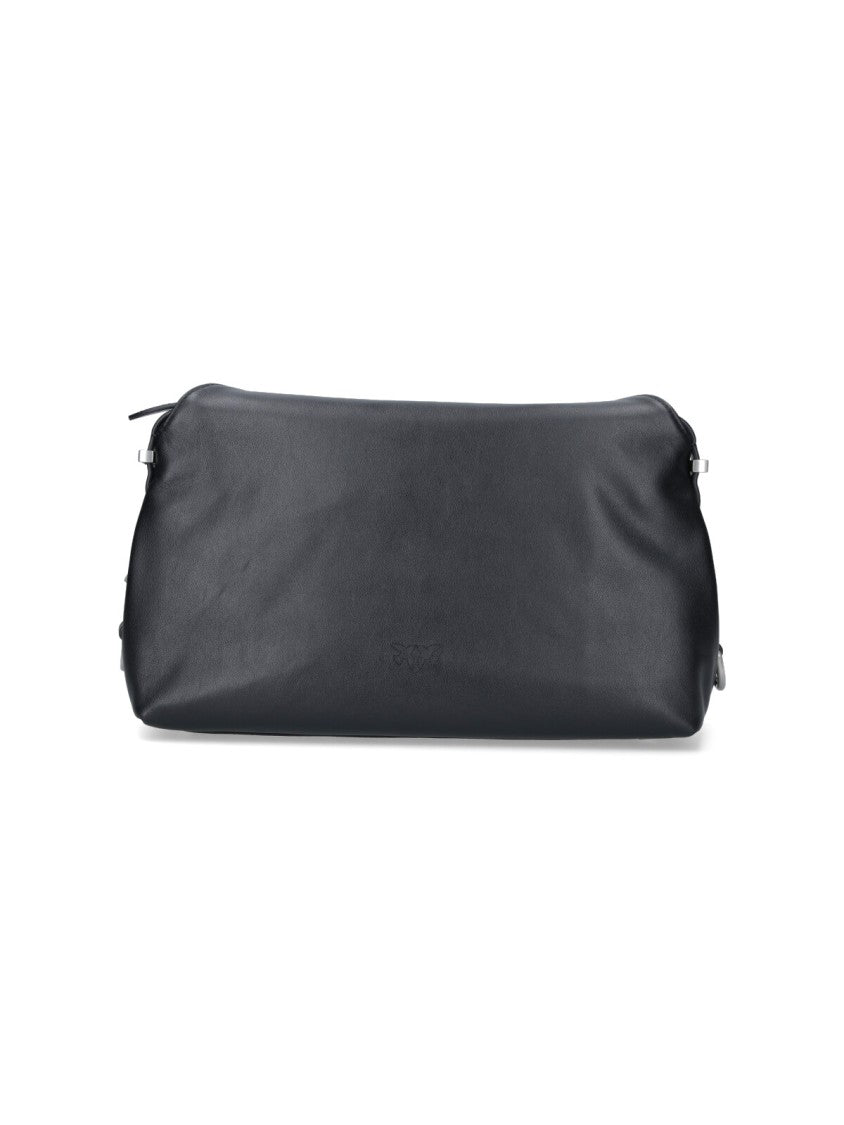 Pinko Saddle Baguette Shoulder Bag – Black