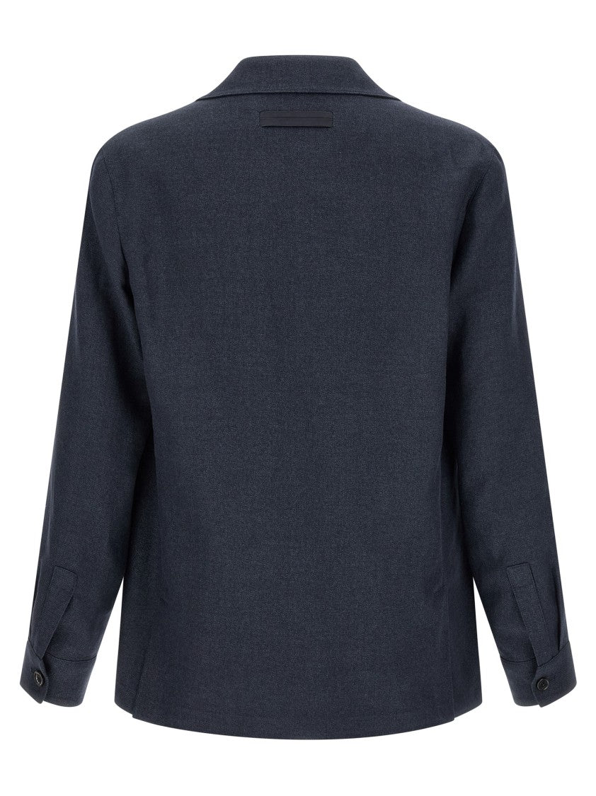 Zegna 'Alpe' Jacket In Linen And Wool