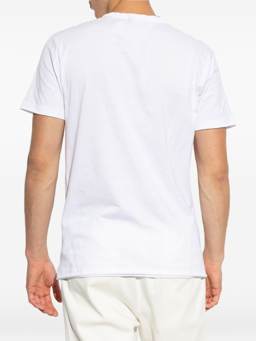 Dolce & Gabbana Black Short-Sleeve Embroidered Crest T-Shirt