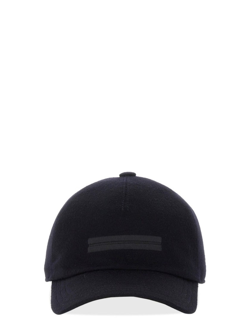 Zegna Structured Cashmere Baseball Hat