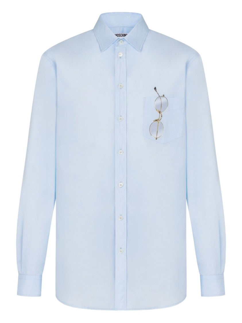 Moschino Silk And Nylon Lightweight Button Shirt