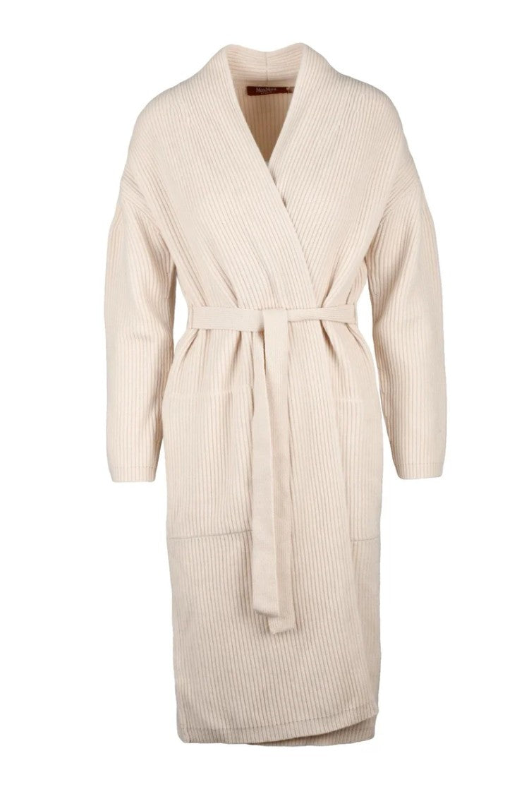Max Mara Verna Maxi Cardigan - White