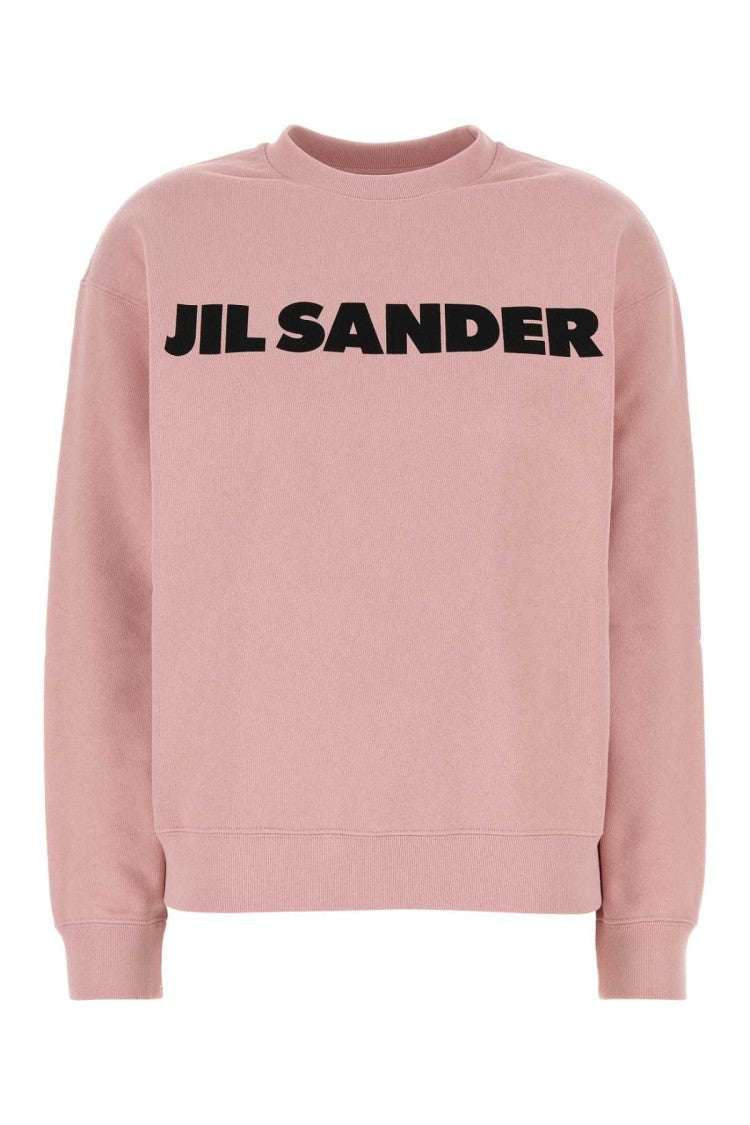 Jil Sander Pink Cotton Sweatshirt