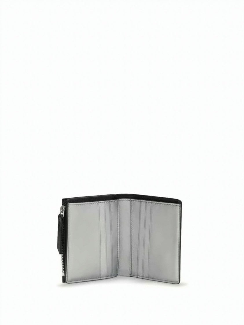 Maison Margiela Minimalist Fold-Over Wallet With Contrasting Logo Print