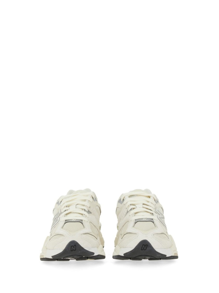 New Balance Chunky Leather Sneakers With Layered Design And Sculpted Sole