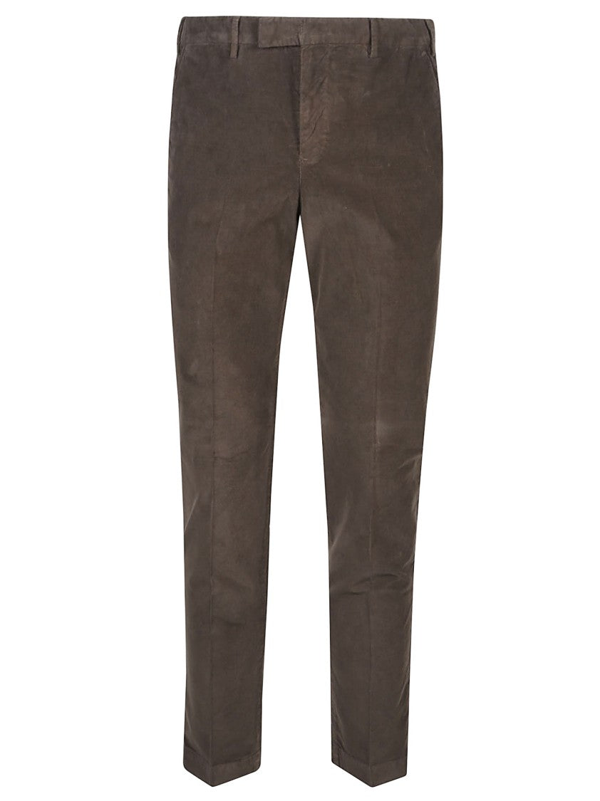 Pt Torino Master Tailored Brown Slim Pants