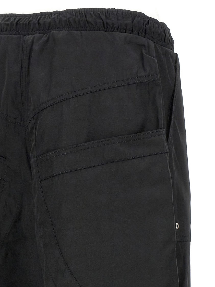 The Attico Relaxed-Fit Black Pants With Adjustable Drawstring
