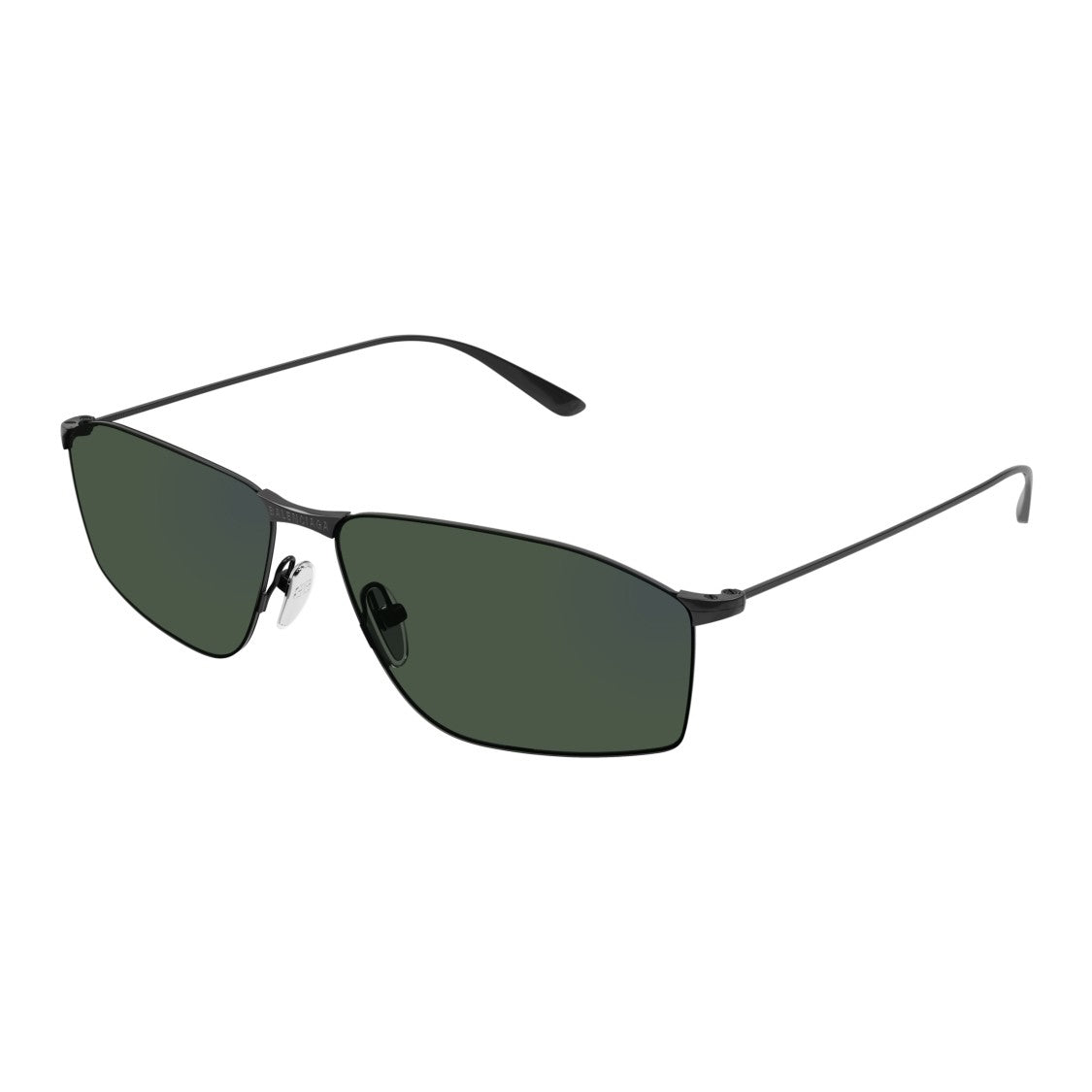 Balenciaga Bb0413s Rectangular Metal Frame Sunglasses