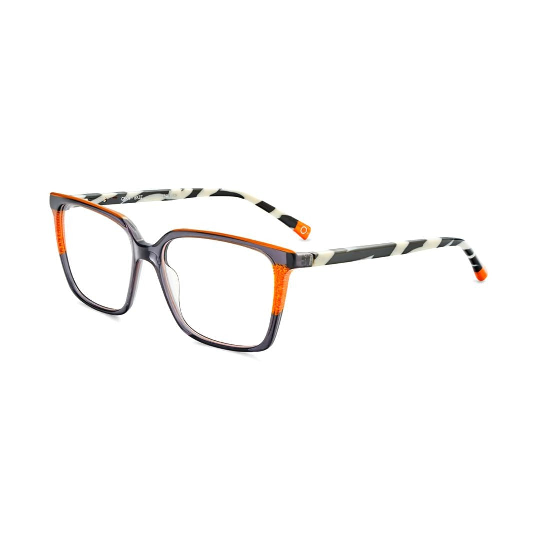 Etnia Barcelona Gera Square Frame Eyeglasses With Translucent Grey