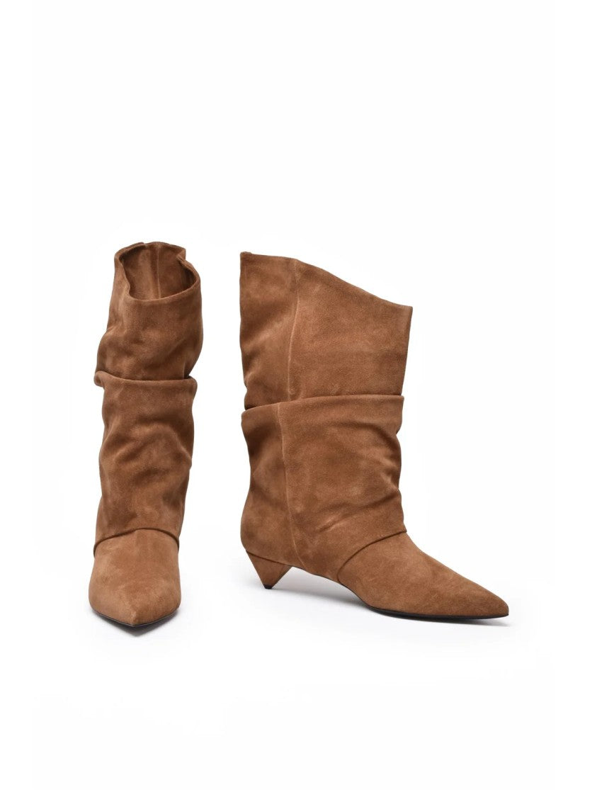 Alchimia Brown Suede Alex Boots