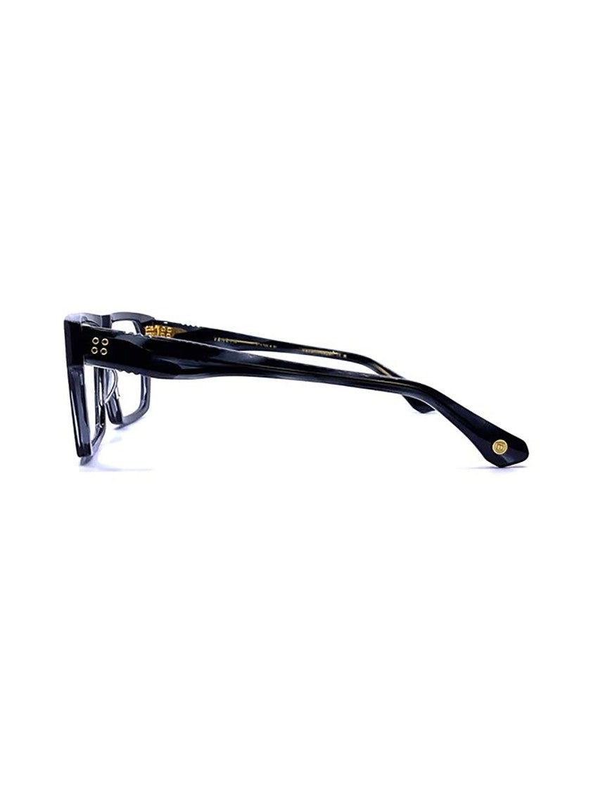 Dita Rectangular Grey Optical Frames With Glossy Finish