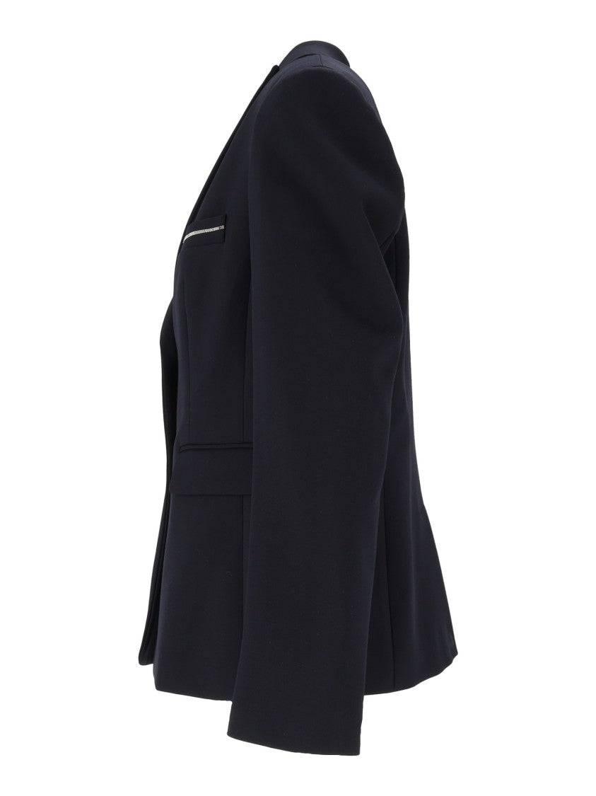 Peserico Black Tailored Classic Lapel Blazer