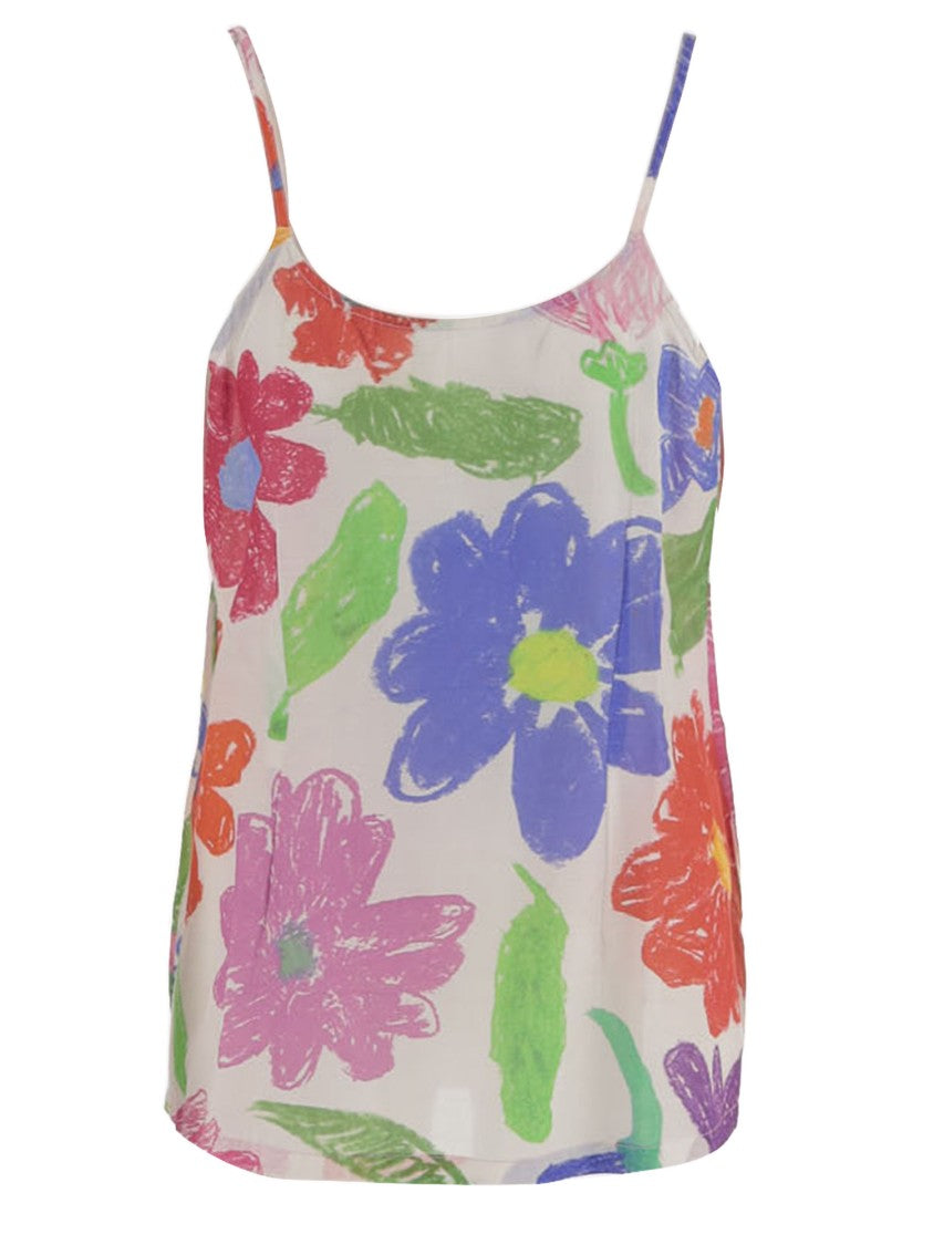 Pero Floral Print Linen Dress