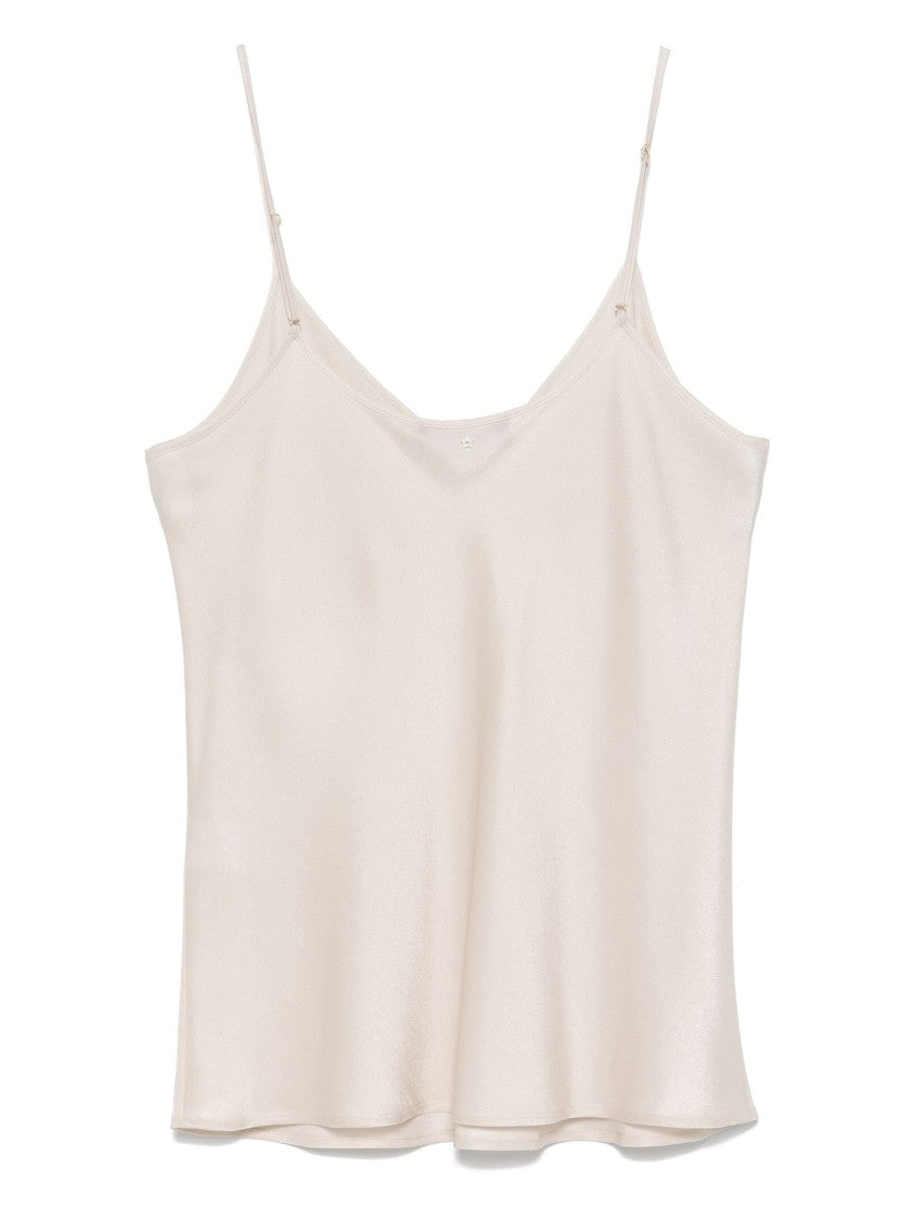Lorena Antoniazzi Beige Tank Top With Adjustable Straps
