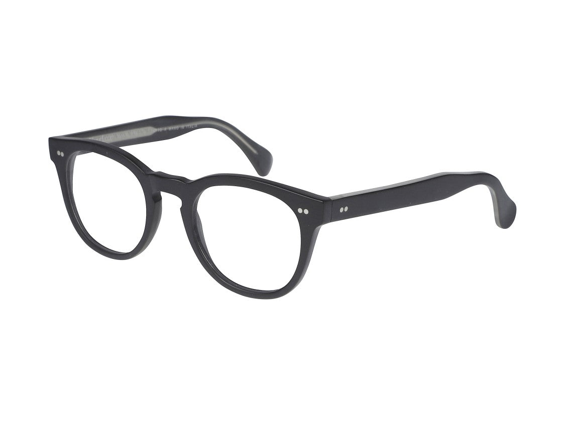 Kador Silver Tuxon-K Keyhole Round Eyeglasses