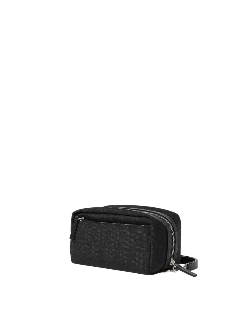 Fendi Beauty Small Ff Embossed Monogram Wristlet