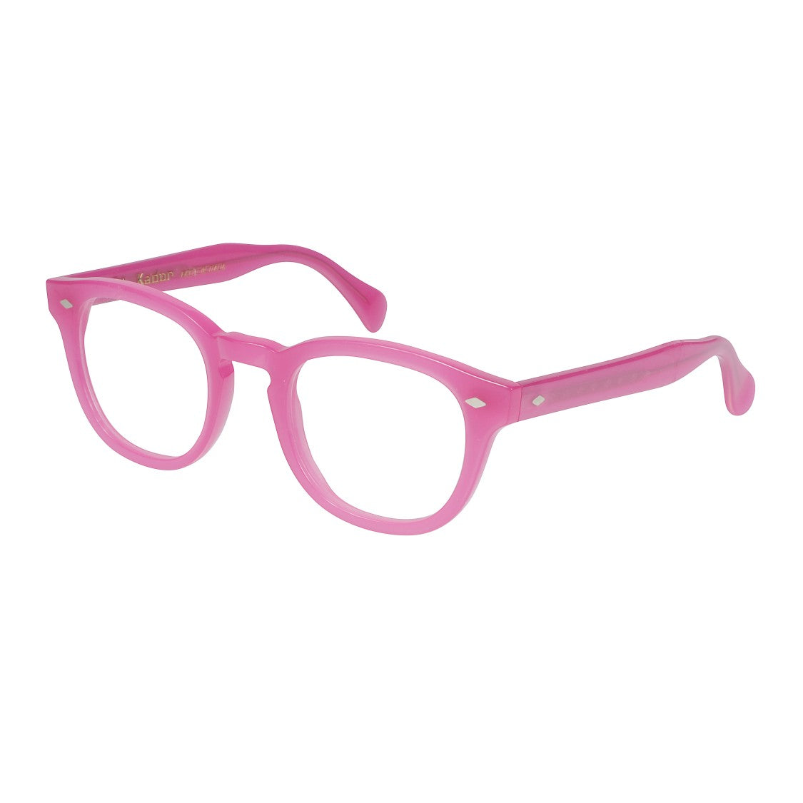 Kador Jolly Cal 49 Translucent Pink Rounded Square Eyeglasses