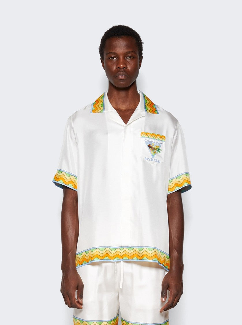 Casablanca Afro Cubism Tennis Club Shirt