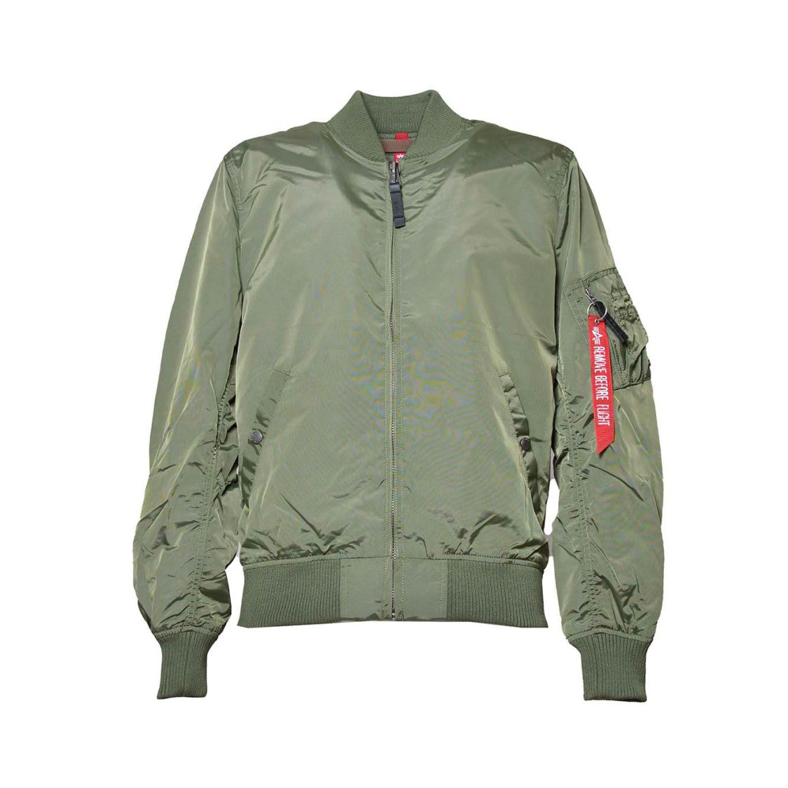 Alpha Industries Ma-1 Tt Bomber Jacket In Green Nylon