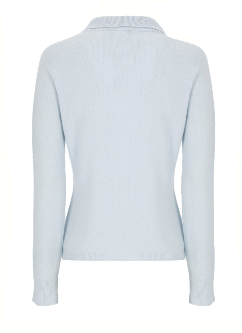 Vanisé Light Blue Cashmere Cardigan