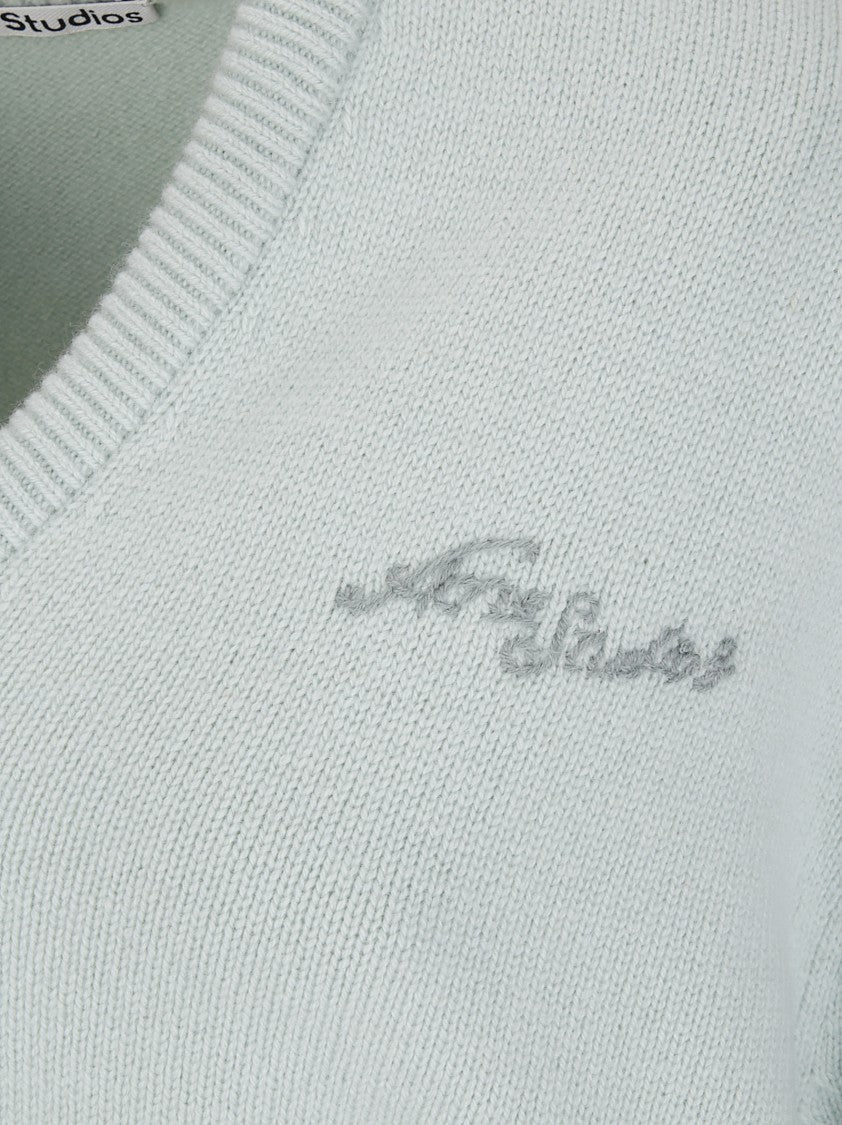 Acne Studios V-Neck Knitted Sweater