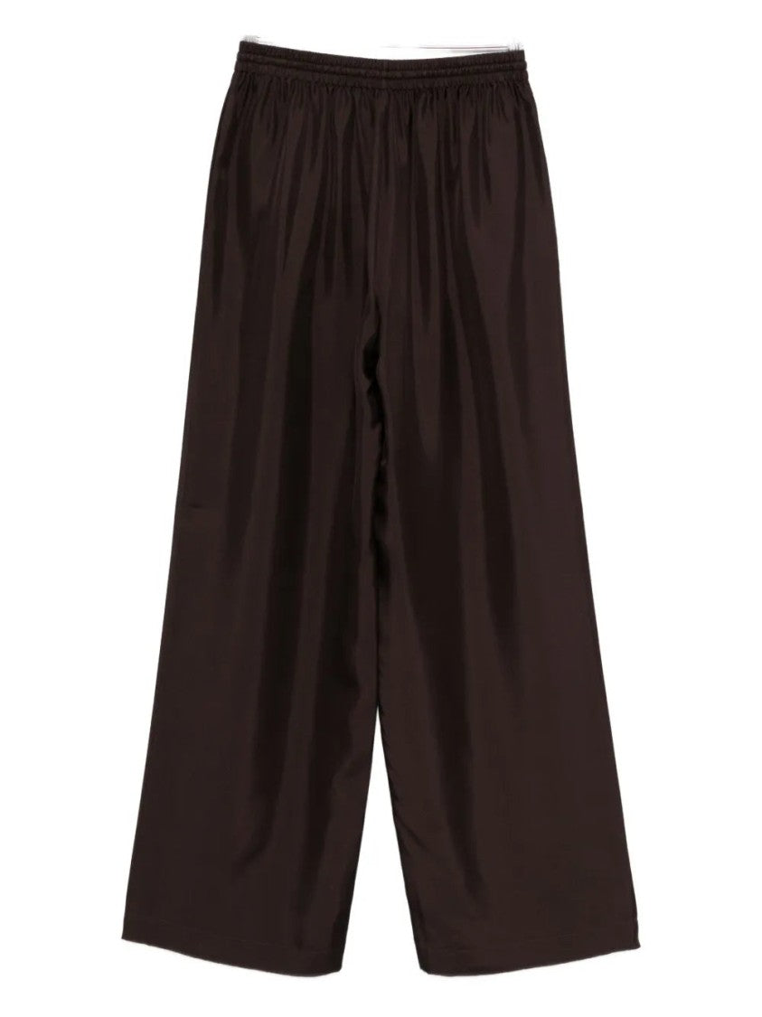 Róhe Drawstring-Waist Silk Trousers