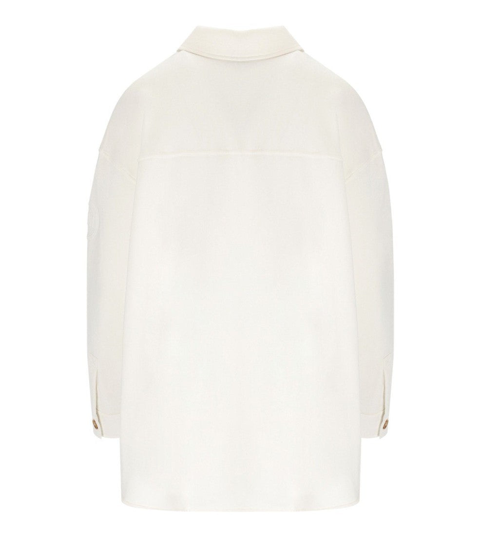 Max Mara Mm  Comma White Shirt Jacket