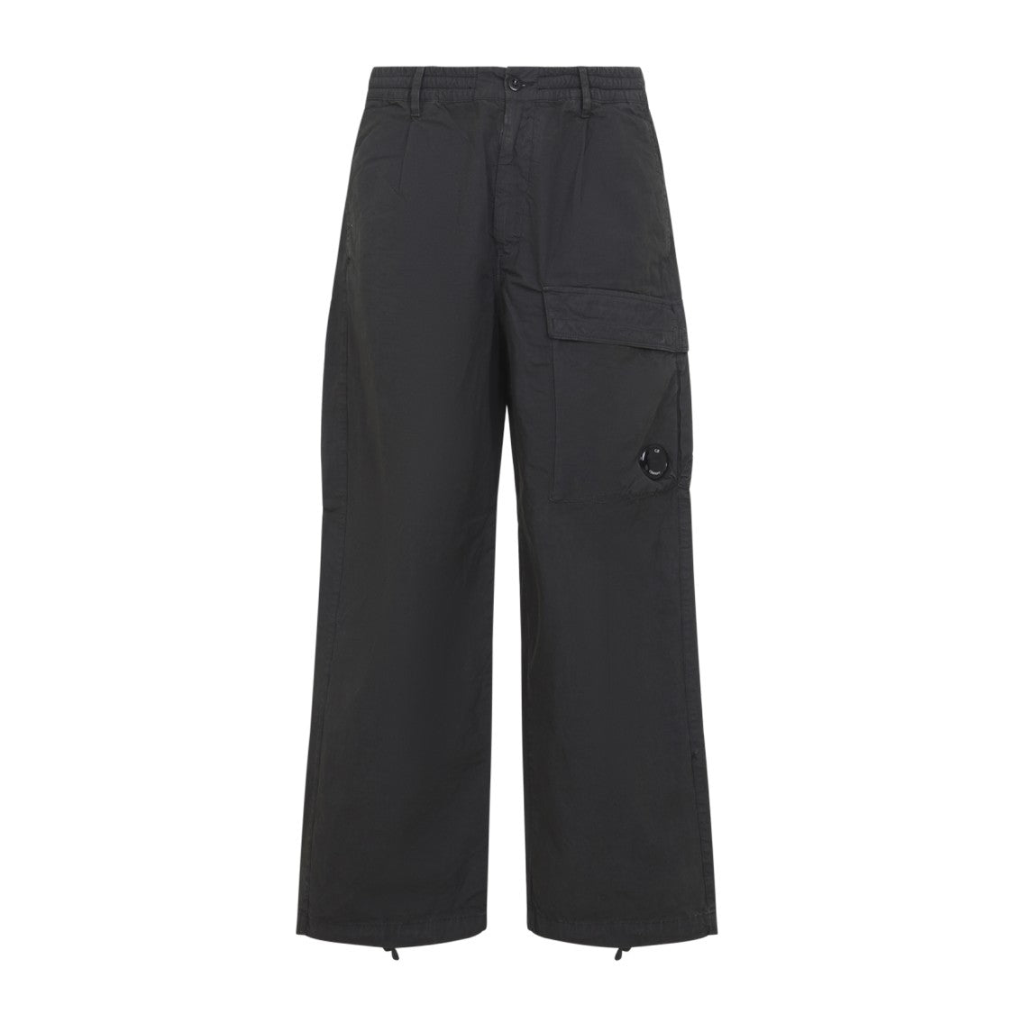 C.P. Company Cotton Trousers With Modern Fit And Circular Lens Detail