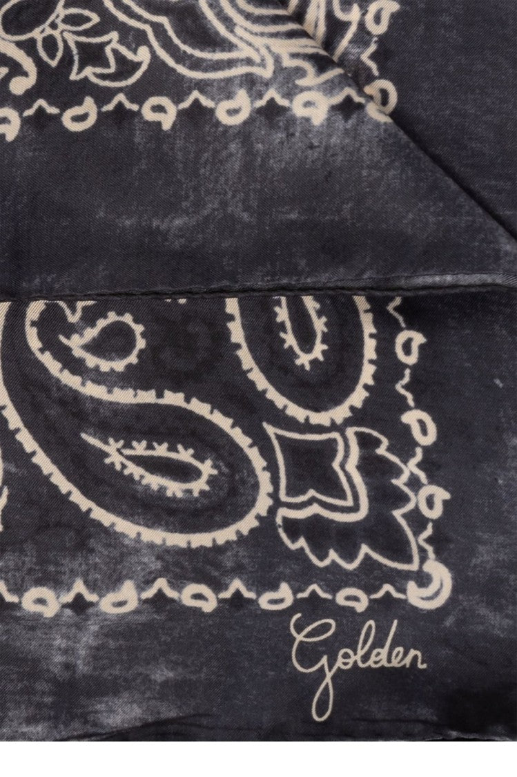 Golden Goose Paisley Print Scarf