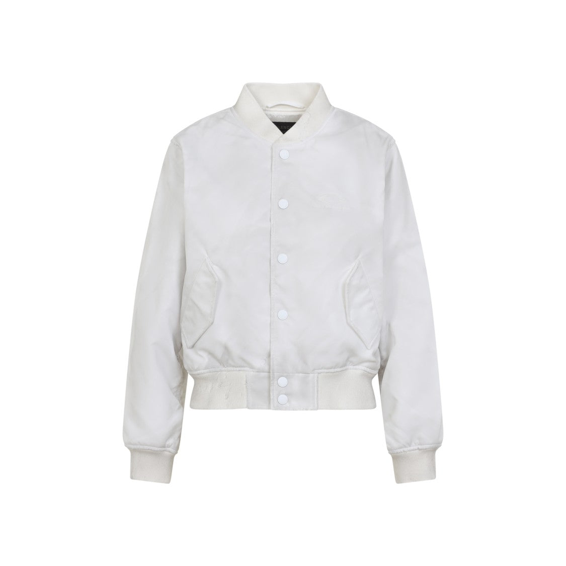 Balenciaga White Shrunk Varsity Jacket