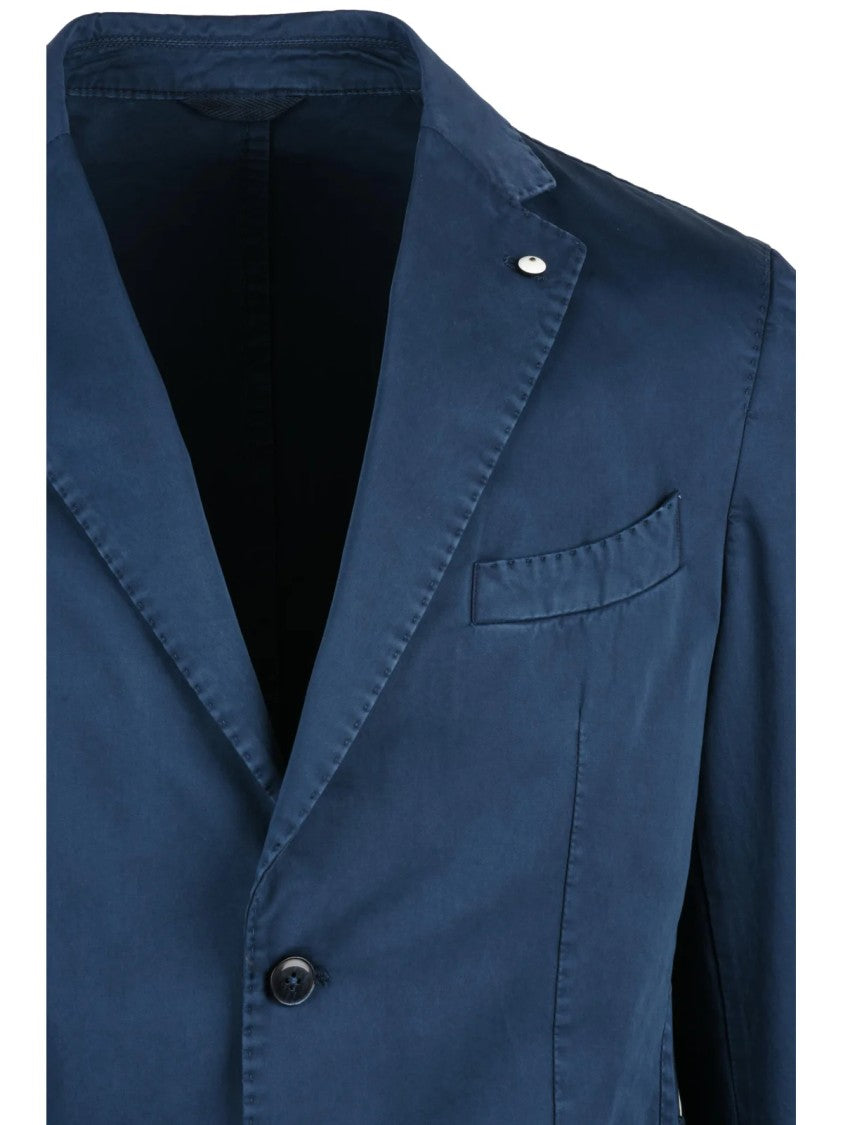 L.B.M. 1911 Cotton Canvas Jacket With Button Closure And Unlined Interior