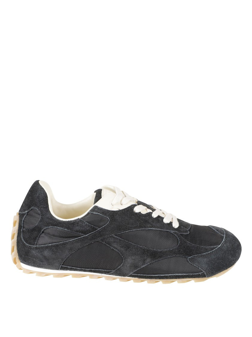 Bottega Veneta Minimalist Black Sneakers With Smooth Silhouette