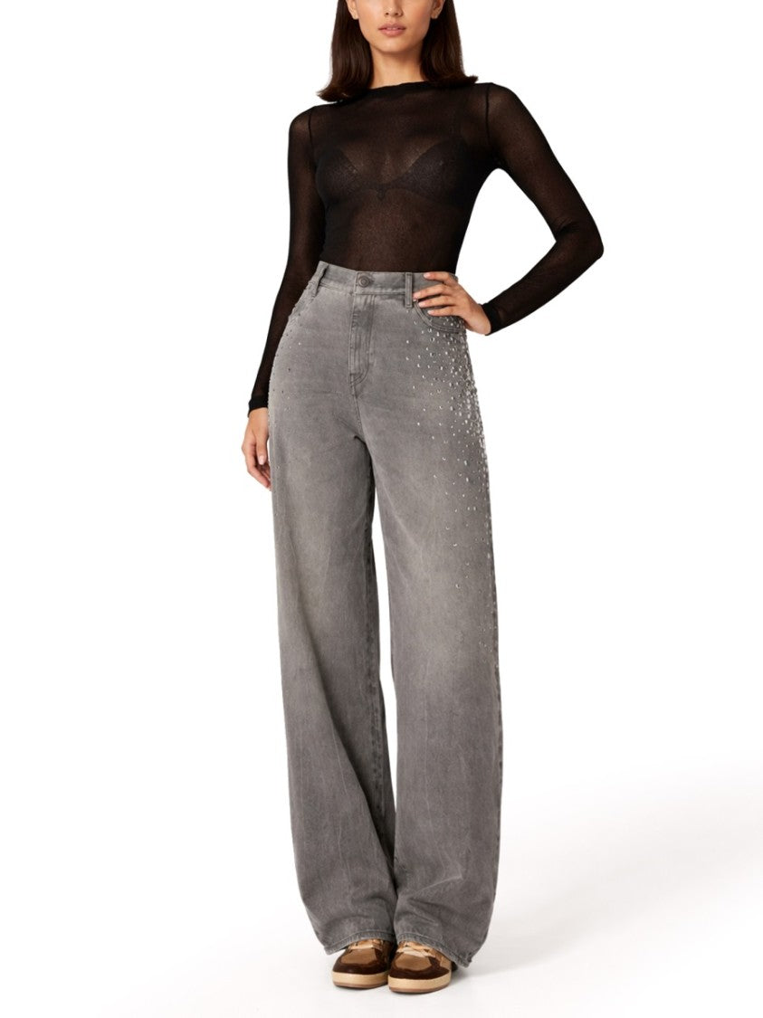 Golden Goose Melody Boyfriend Distressed Studded Jeans